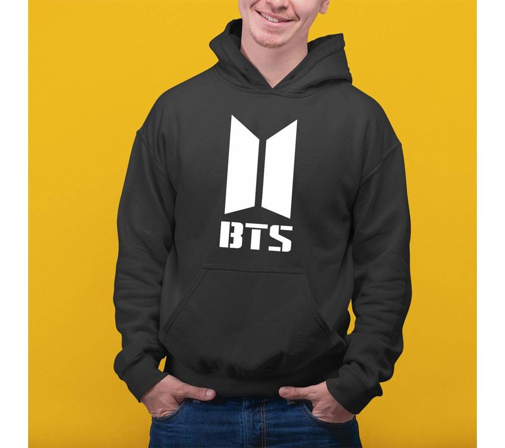 bts Mens Hoodie - Black