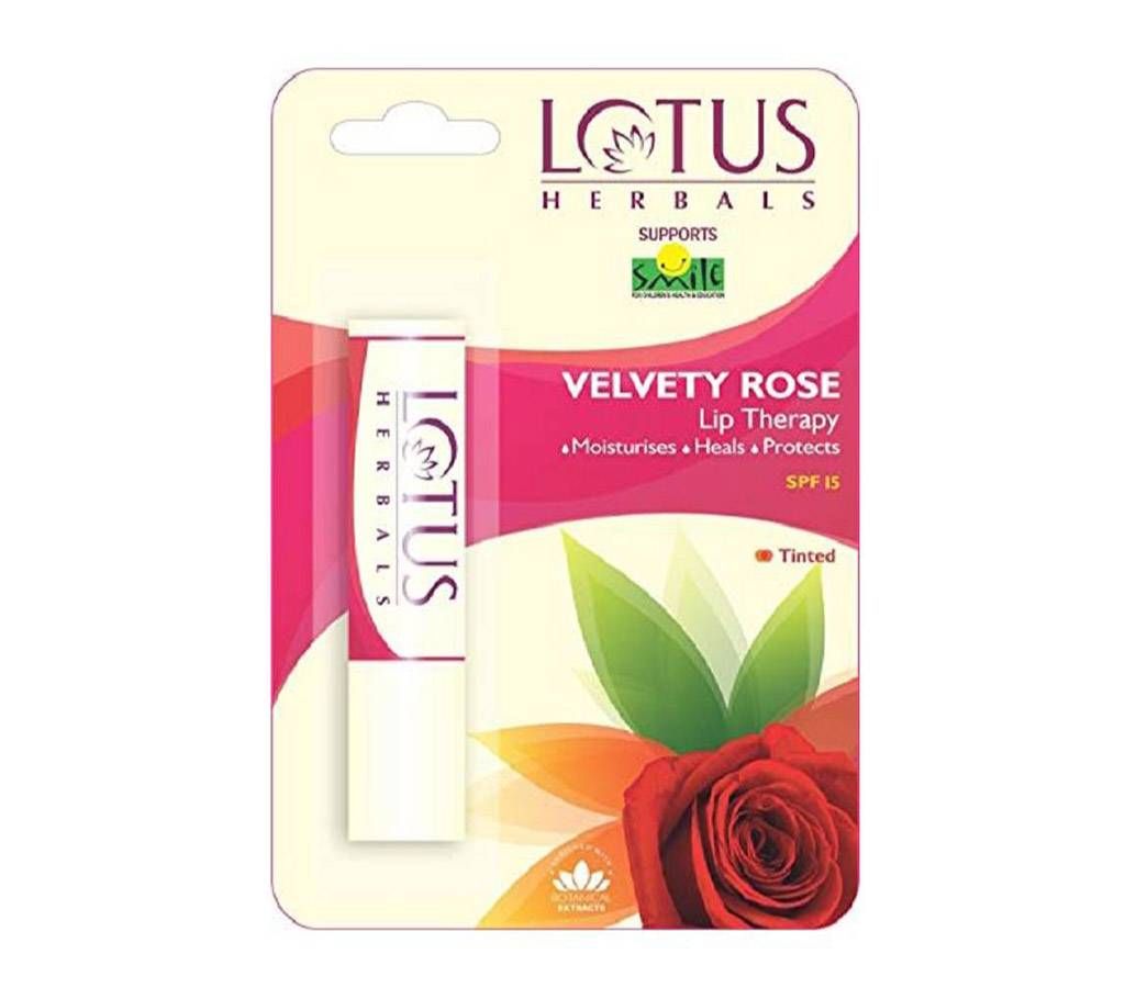 Lotus Herbals Velvety Rose Lip Therapy 4g - India