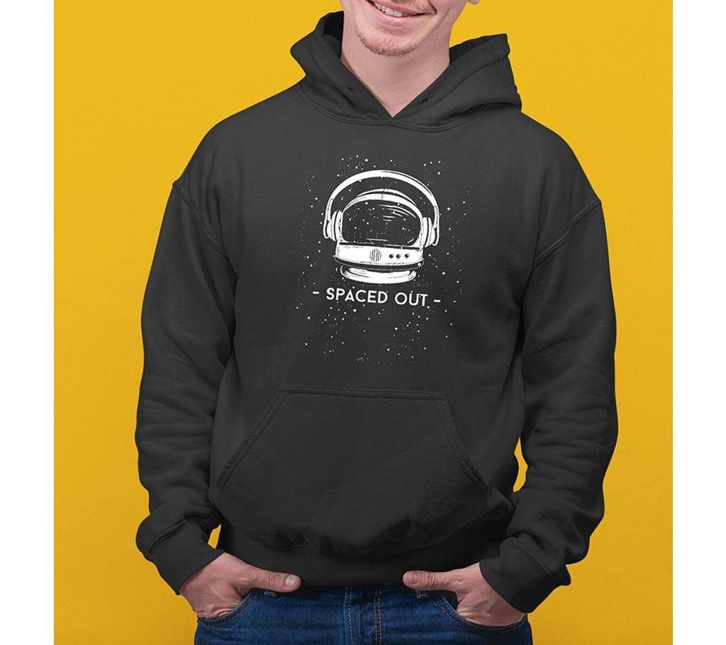 SPACED Mens Hoodie - Black