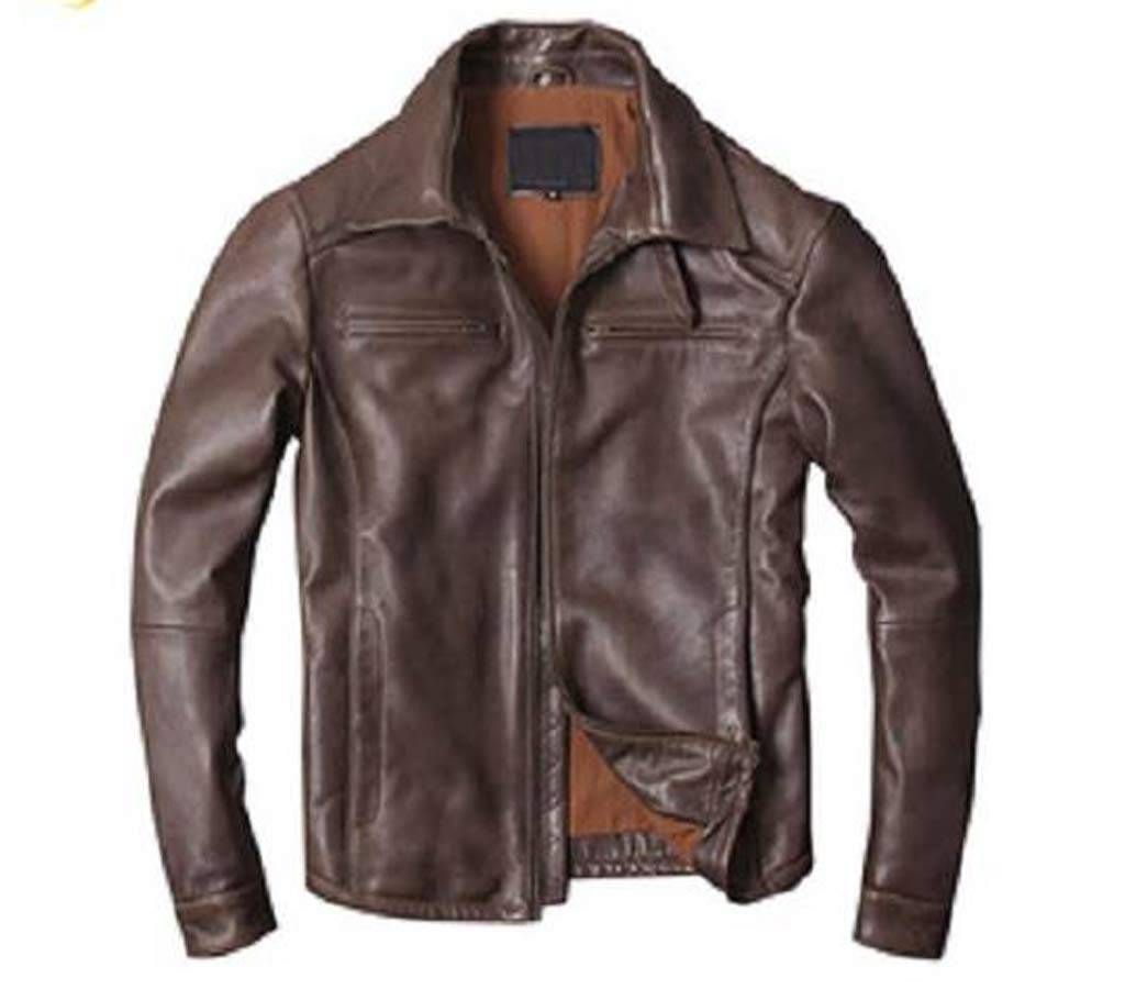 Pilot Winter Leather Jacket For Men