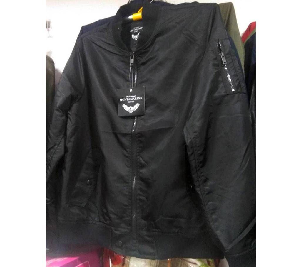 Black bomber Jacket For Men