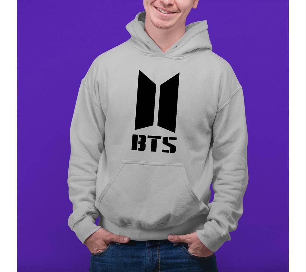 bts Mens Hoodie - Grey