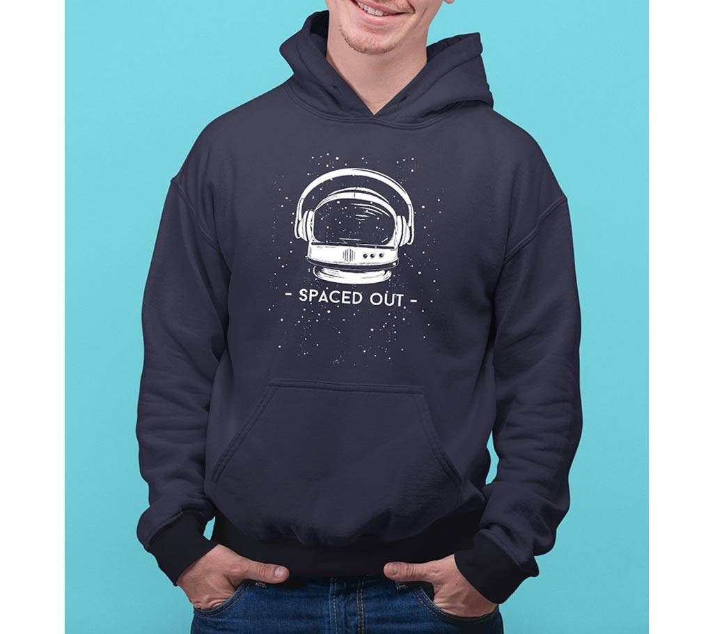 SPACED Mens Hoodie - Blue
