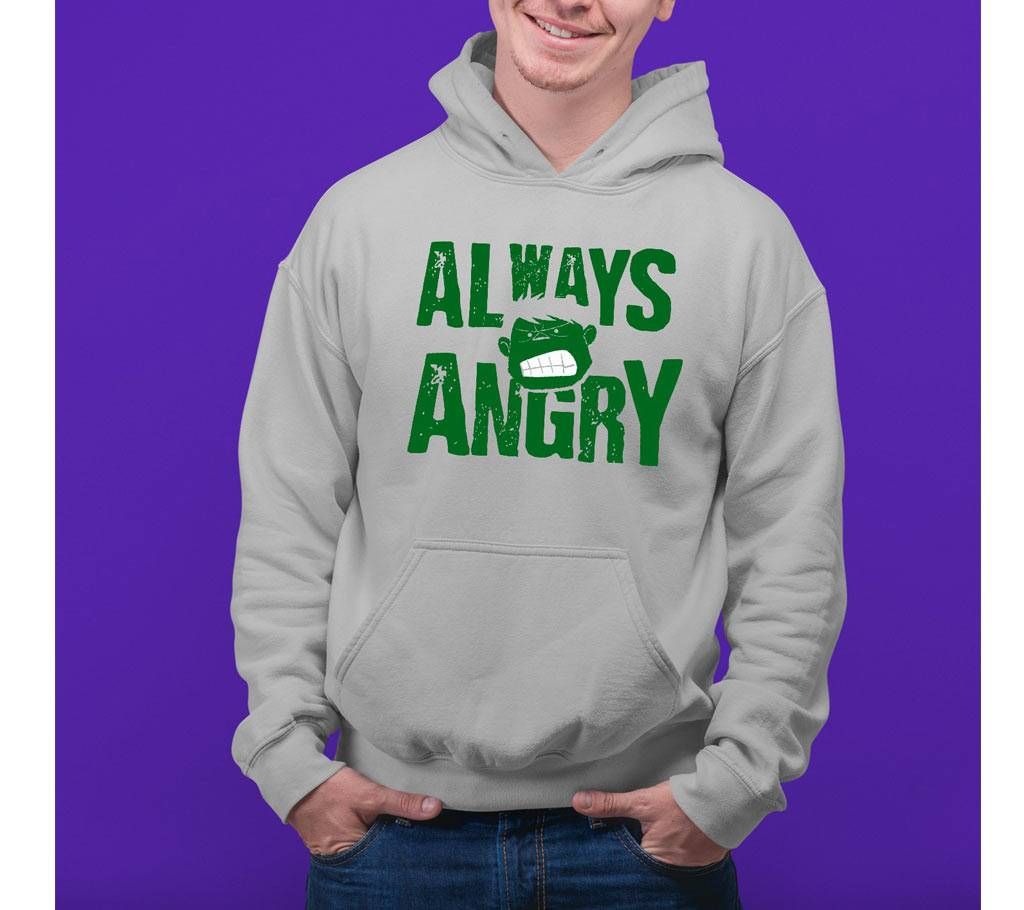 Hulk Mens Hoodie - Grey