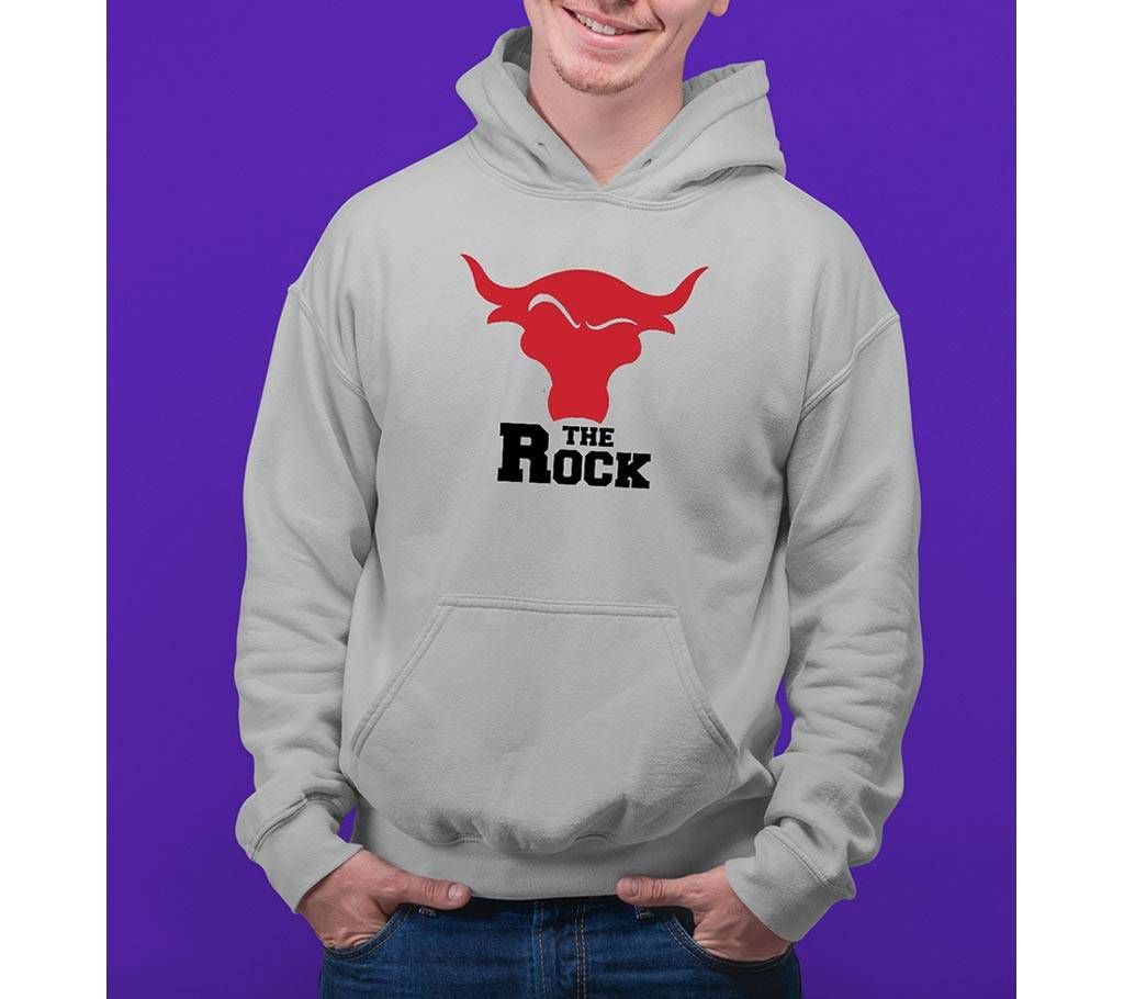Rock Mens Hoodie - Grey