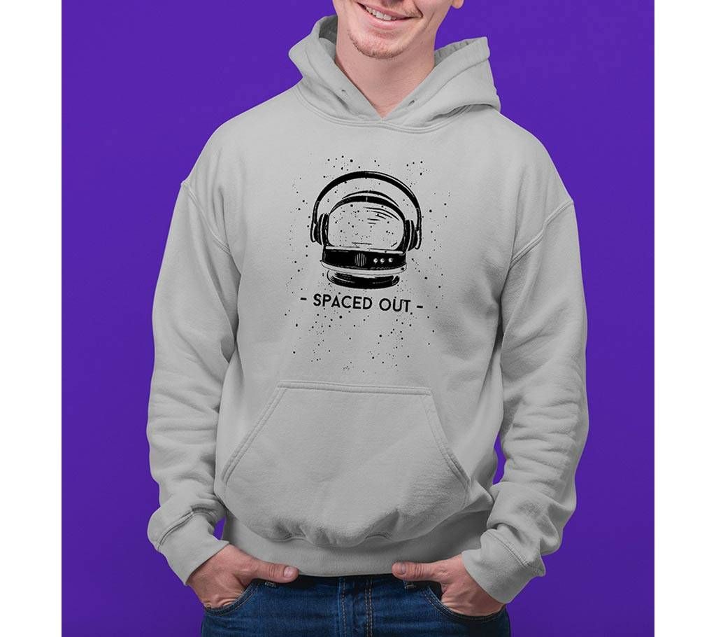 SPACED Mens Hoodie - Grey