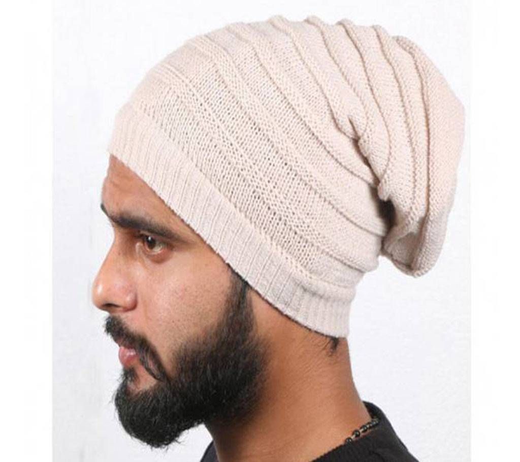 Winter Beanie Hat - white