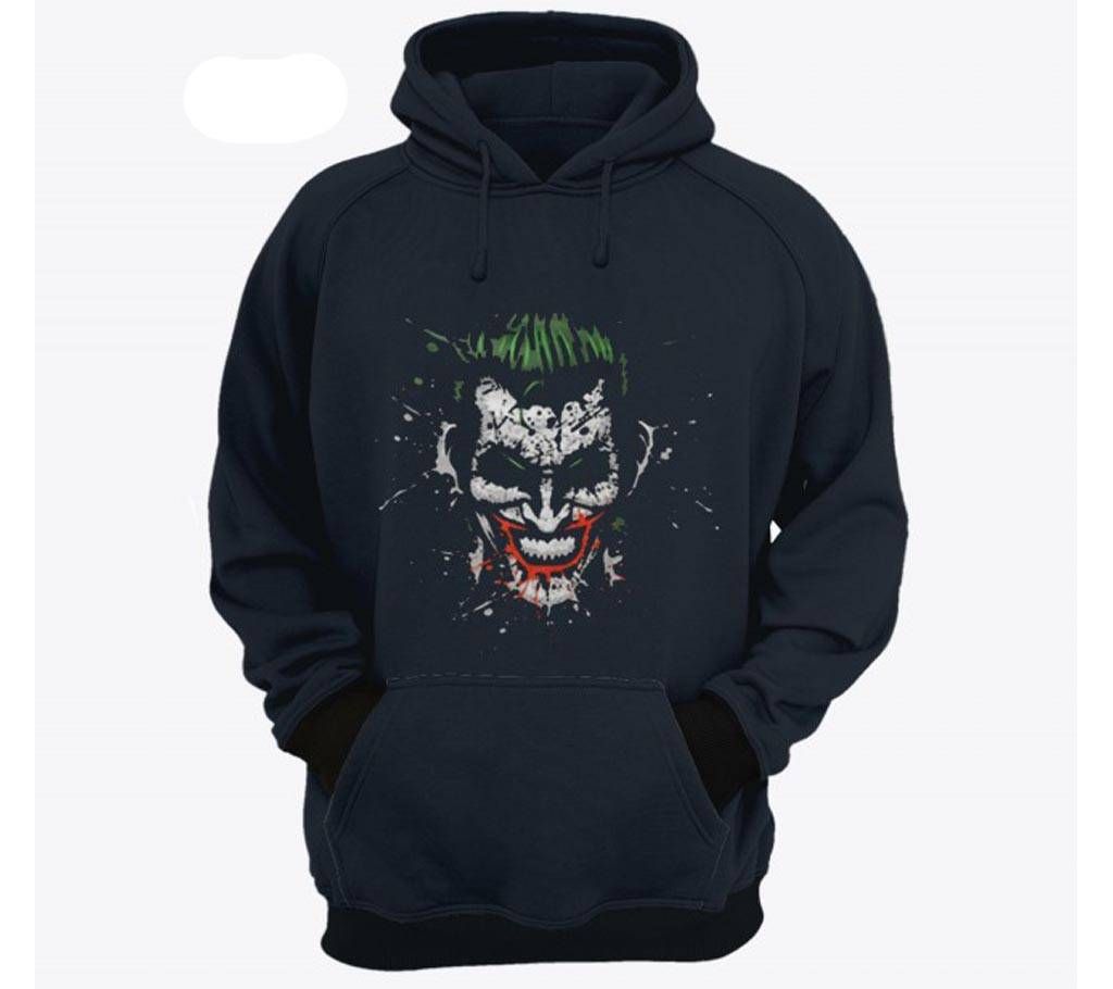 Joker New -Navy Blue-Mens-Hoodie