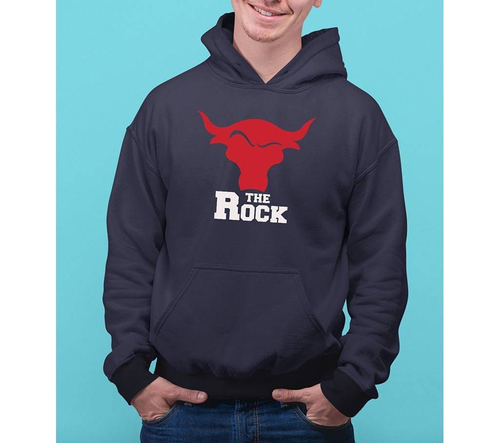 Rock Mens Hoodie - Blue