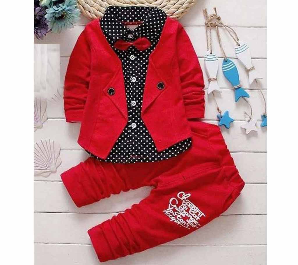 Mix Cotton Winter Dress For Kids 