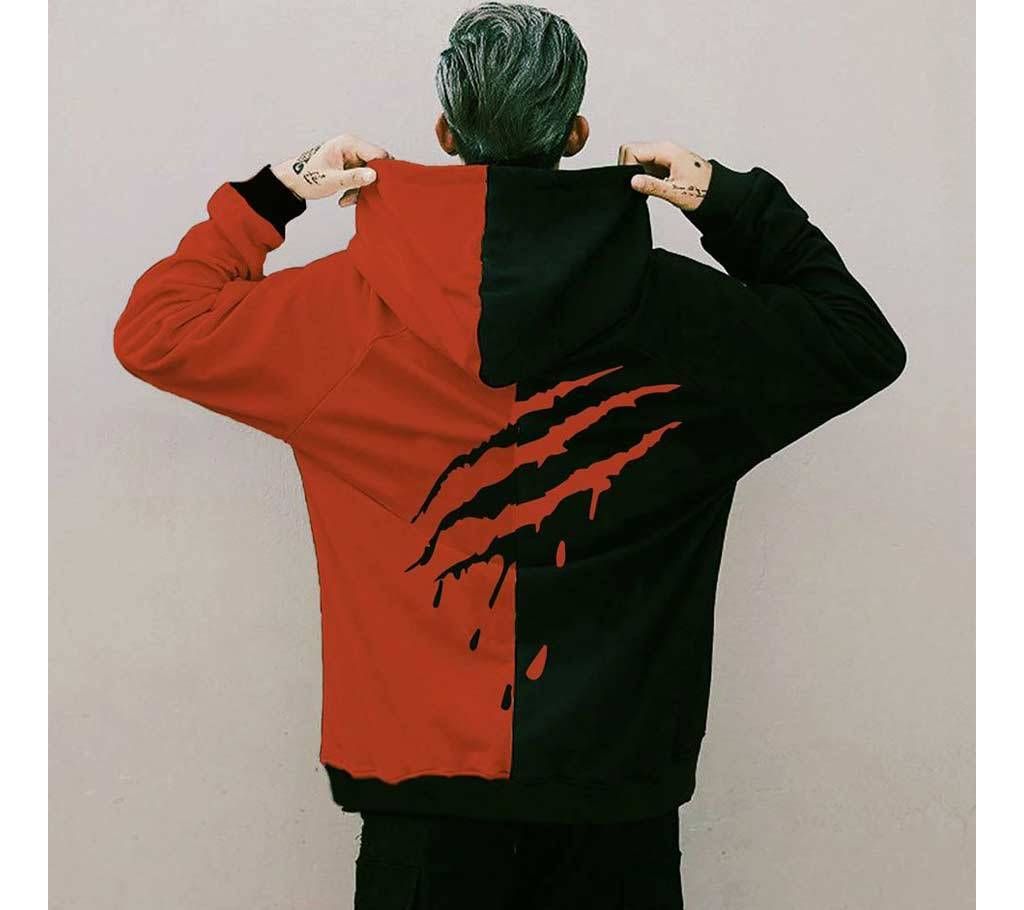 Animal Men's Premium Hoodies Street-wear Clothing - Red