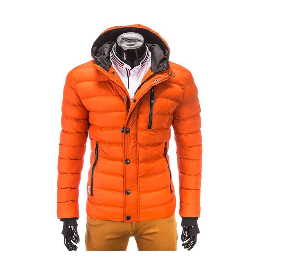 Gents Down Hooded Puffer Full Sleeve Jacket