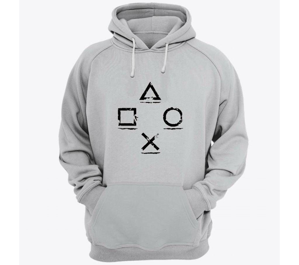 Buttos-Grey Melange-Mens-Hoodie