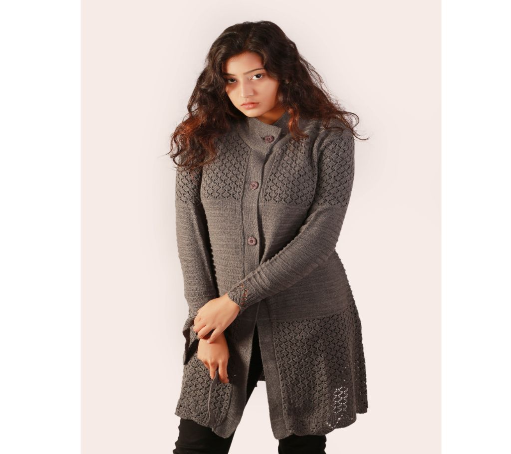 Ladies Long Sweater Coat  Female Sweater Cardigan