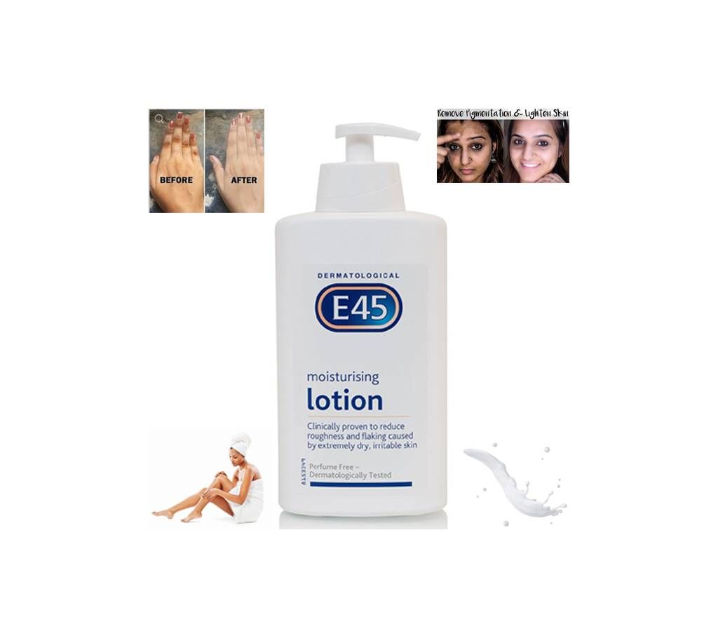E45 Moisturising Lotion- 500ml - UK