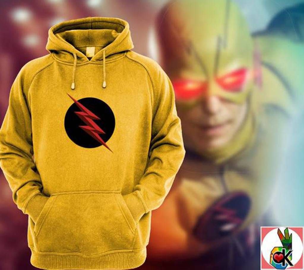 Flash Full Sleeve Gents Cotton Hoodie