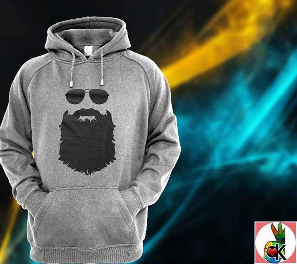 Beard Full Sleeve Gents Hoodie