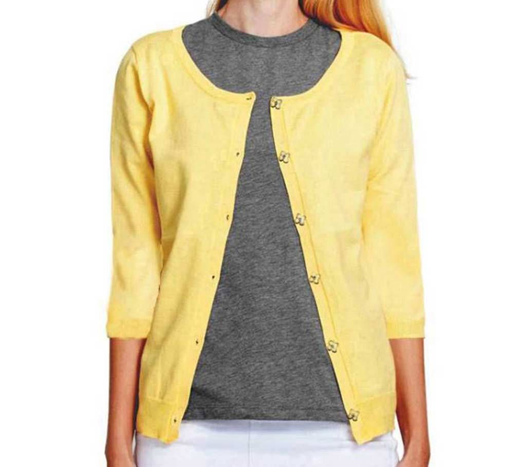 Glacier Cardigan (Yellow) - copy