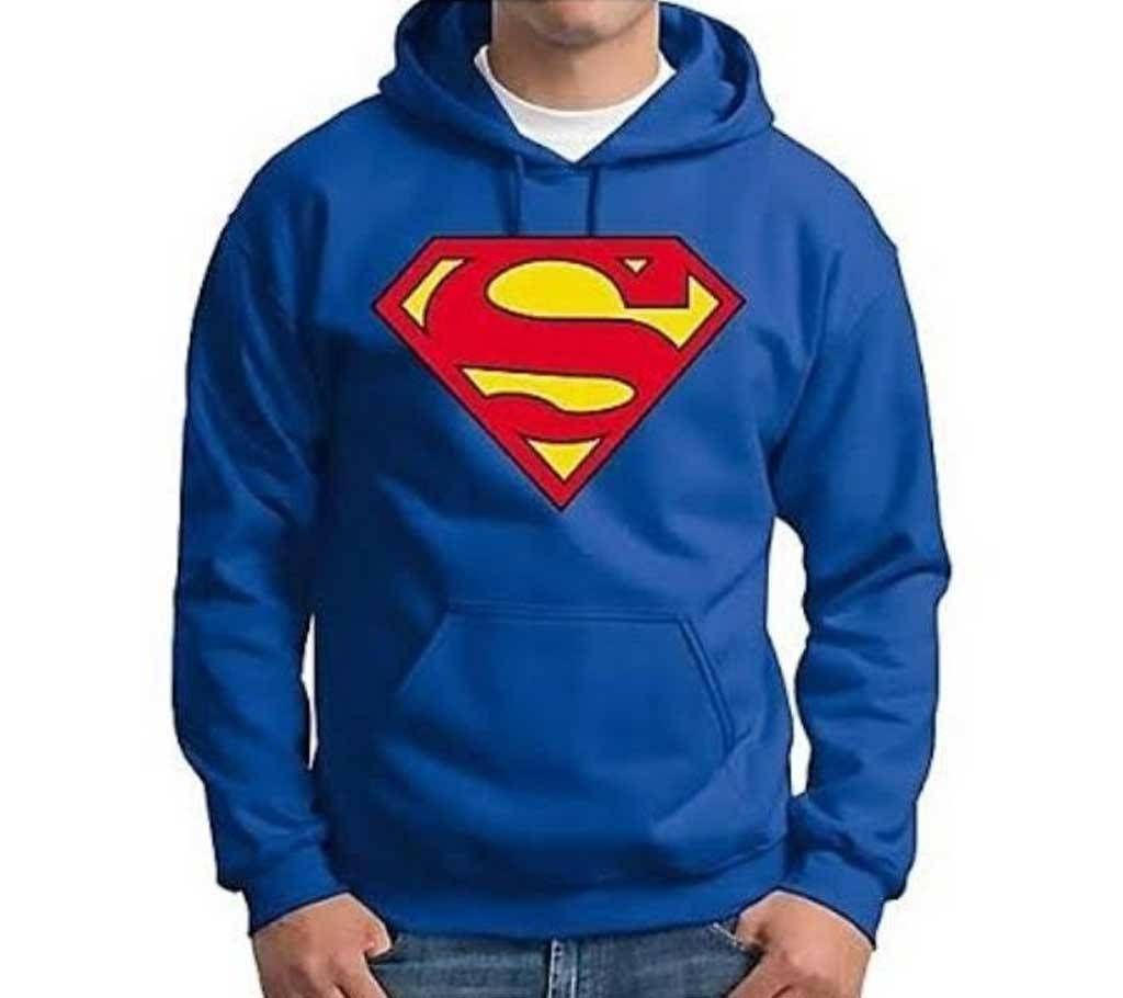 Superman Menz Full Sleeve Hoodie