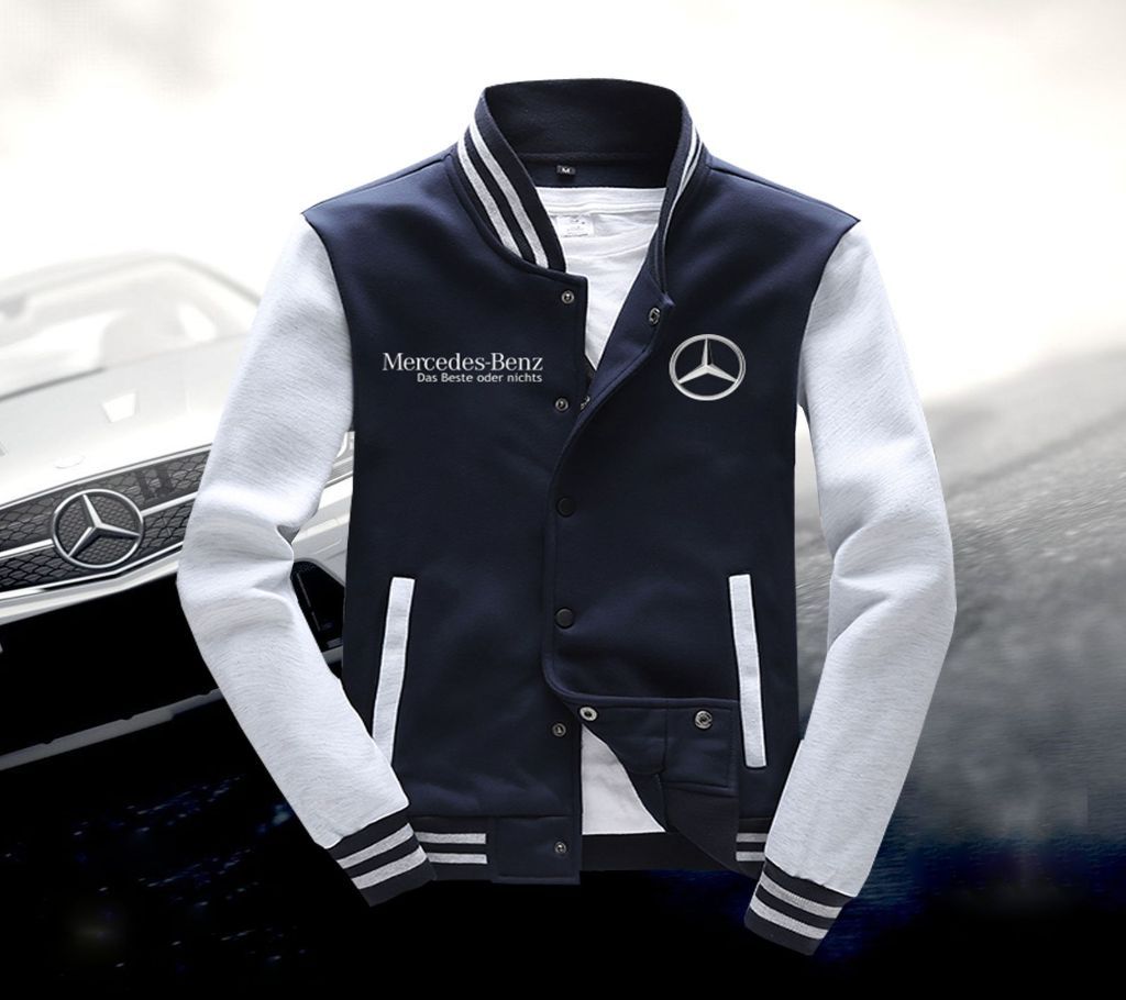 Mens Stylish Jacket - Black and White - FAS