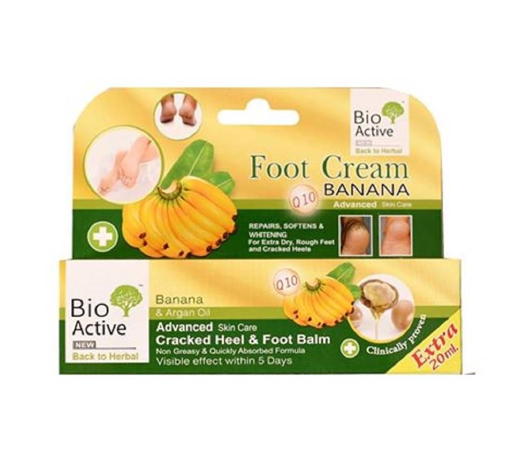Bio Active foot cream banana advanced skin care (Thailand)