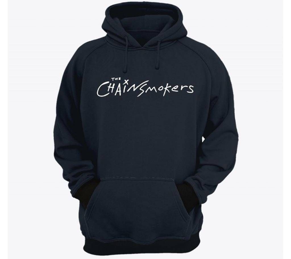 Chainsmoker-Navy Blue-Mens-Hoodie