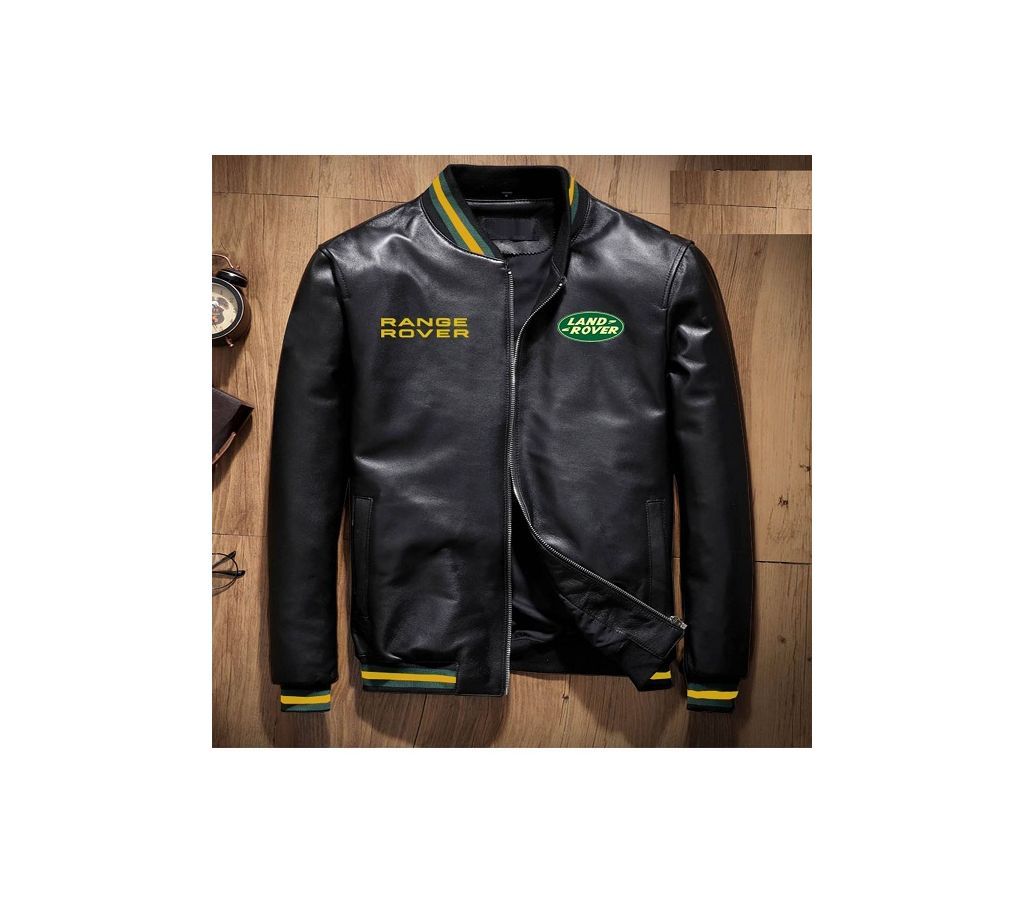 Fashionable Artificial Leather Mens Winter Jacket Range Rover  22  FAS