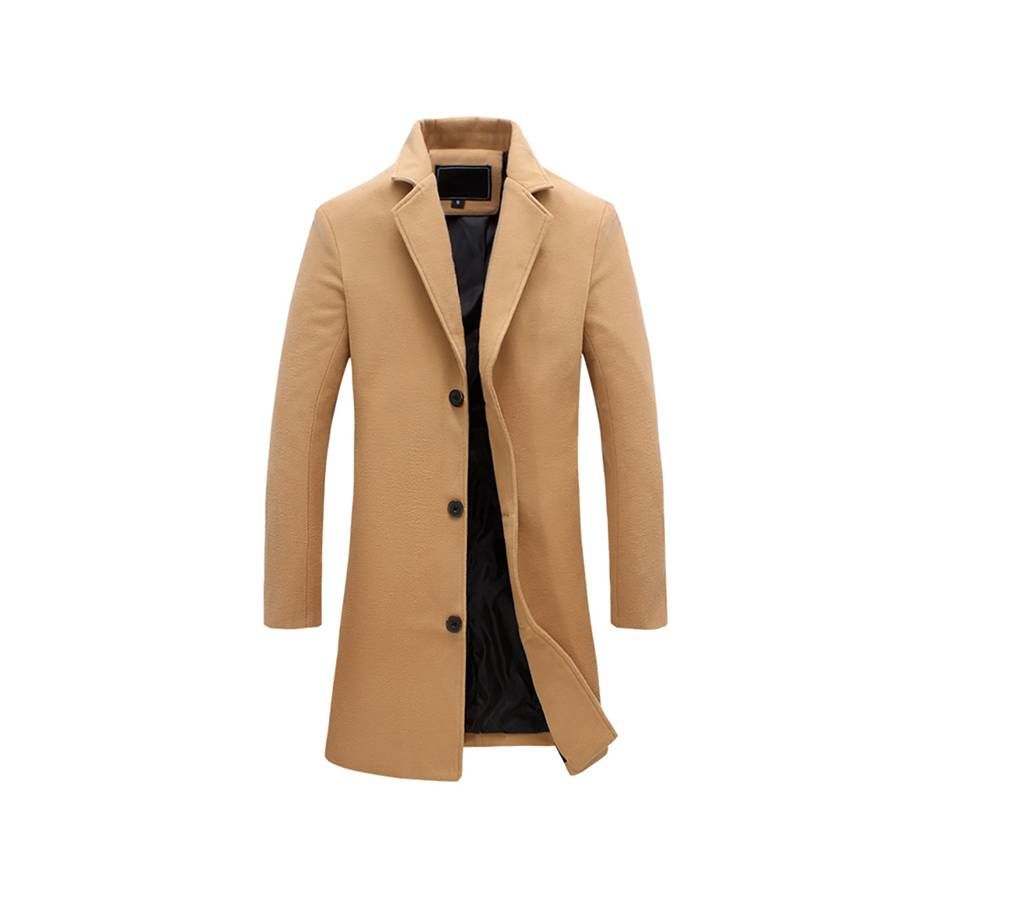 Gents Full Sleeve Long Cotton Overcoat