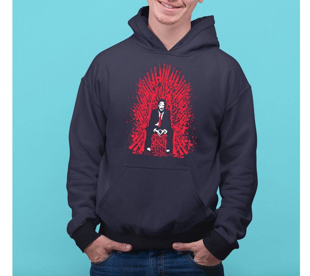 John Wick Mens Hoodie - Blue