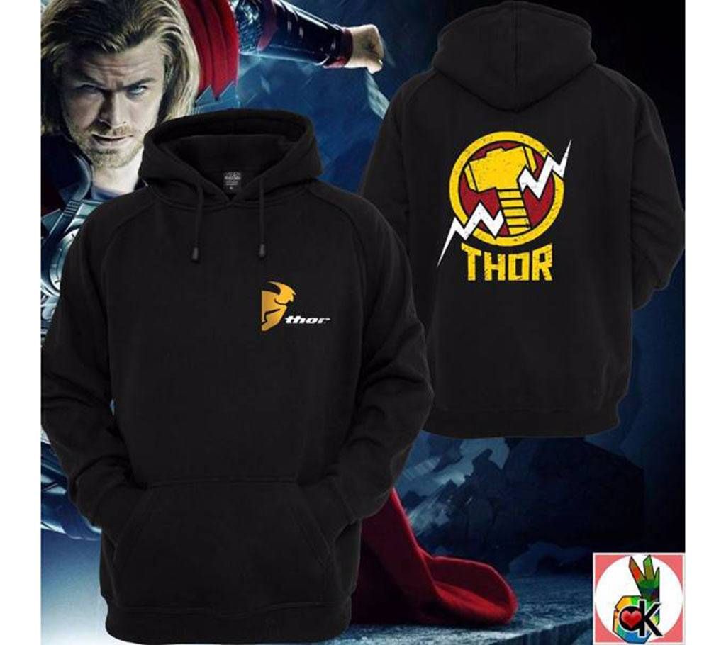 Thor Full Sleeve Gents Cotton Hoodie