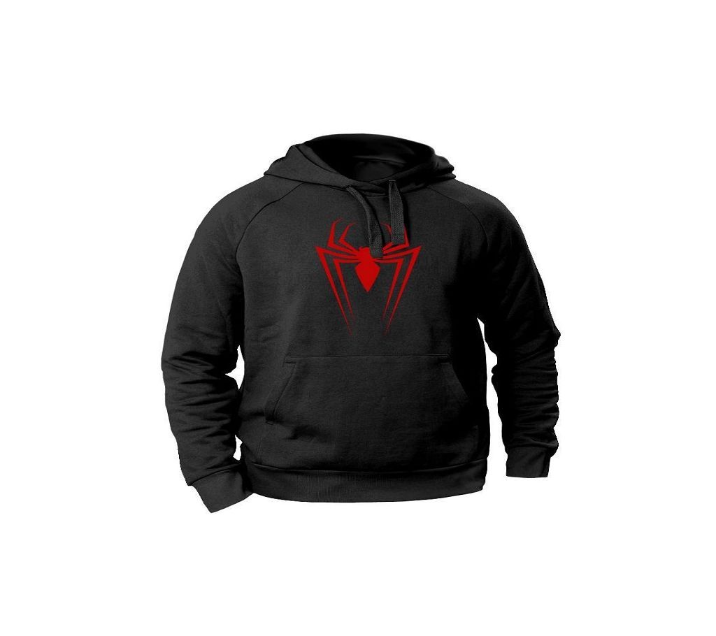 Black Spider Fashionable Hoodie for Men