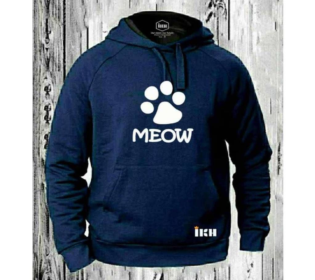Rubber print super hoodie