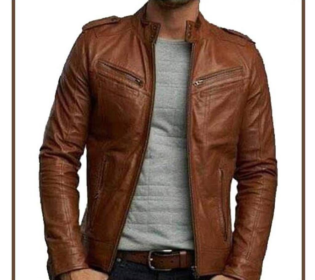 Sweet Color Fitting Pure Leather Jacket