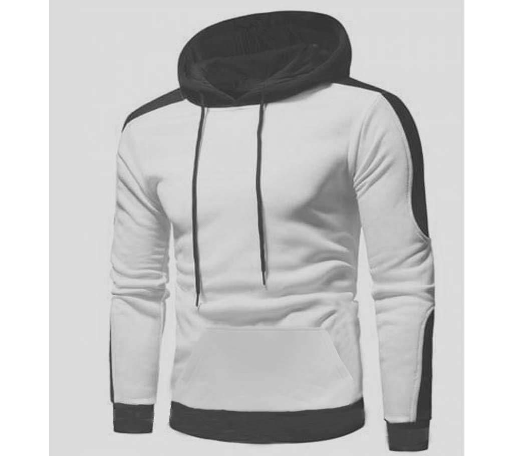 Black and White hoodie for men