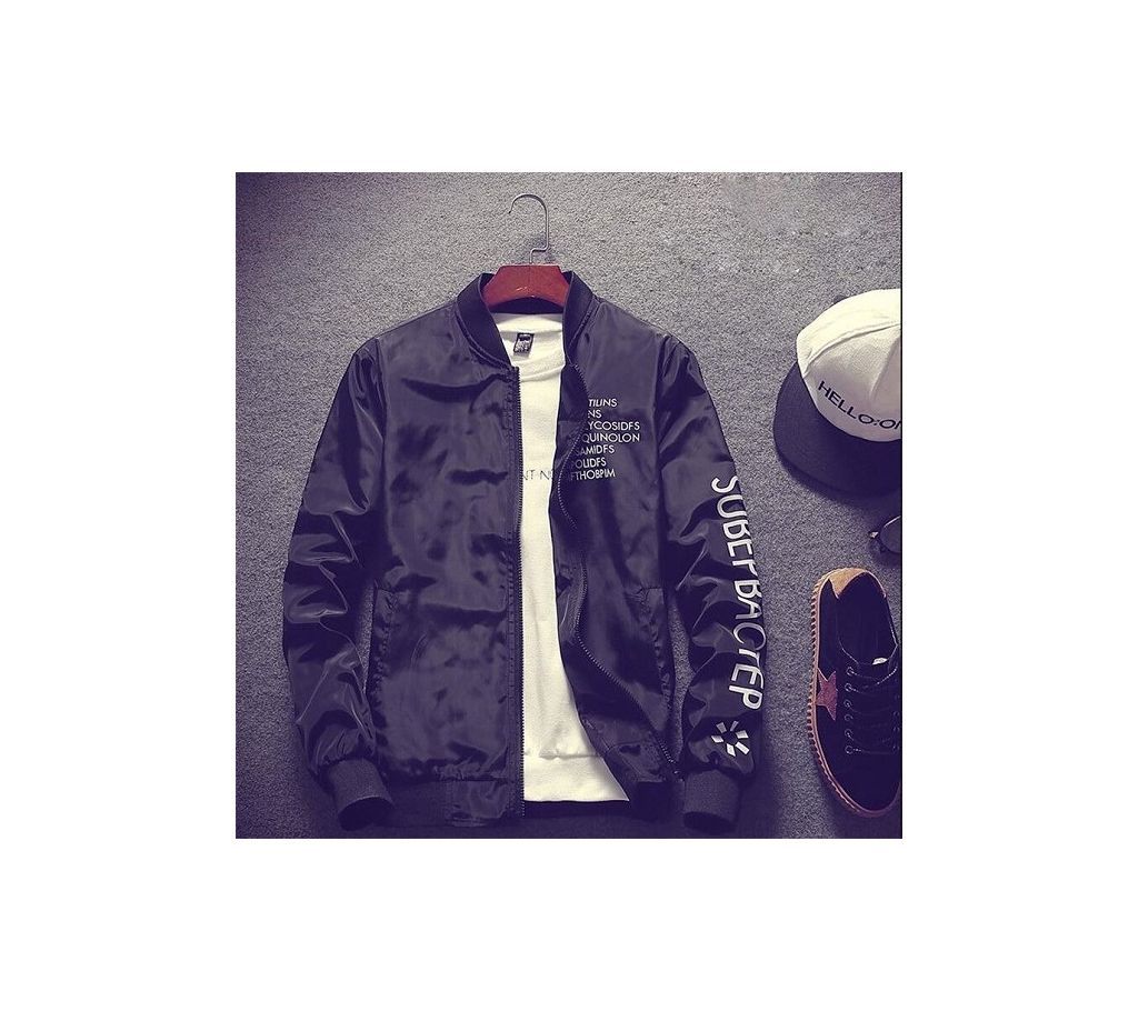 Fashionable Black Stylish Winter Jacket for Men  WE-20  Black  UNQ