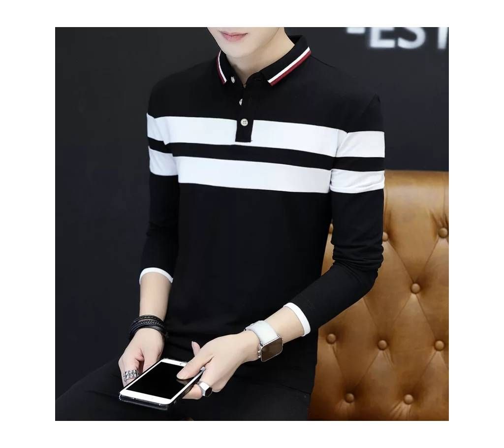 Men's Stylish Winter Polo-Shirt