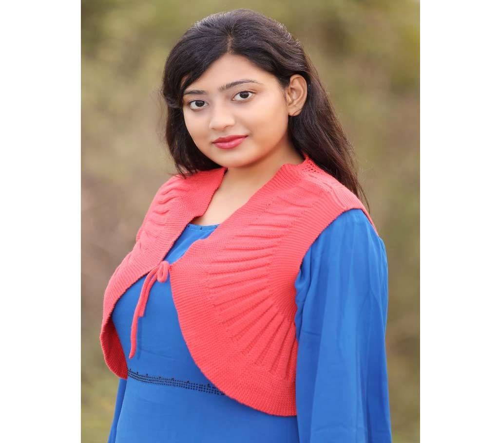 Sleeveless Short Cardigan 