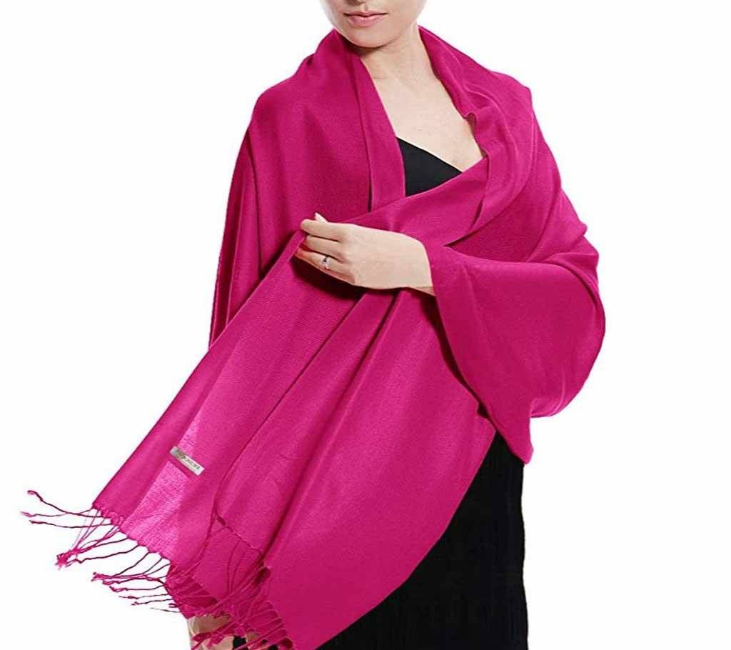 winter shwal Hot Pink