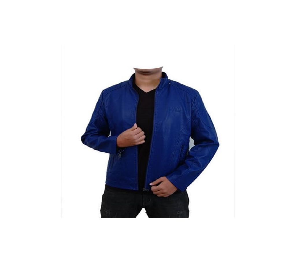 Mens Artificial Leather China Jacket