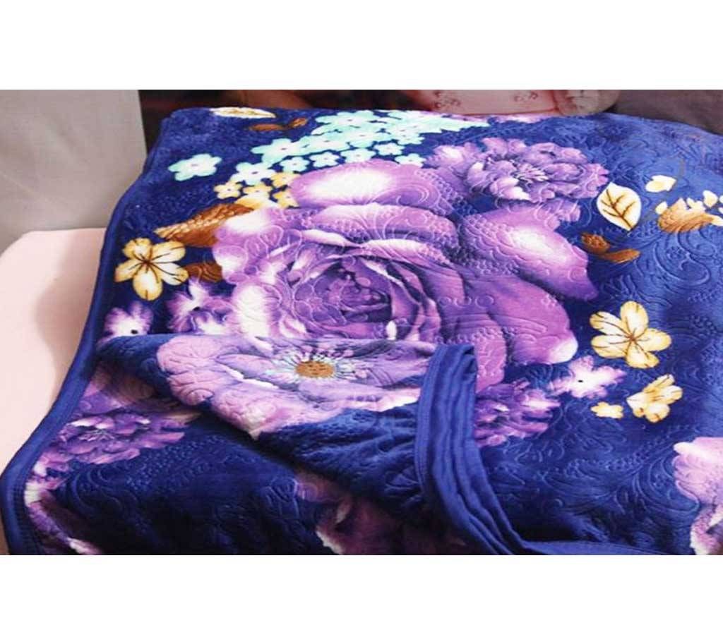 Printed Multi-Color Microfiber Blanket - (72 x 100 Inch)