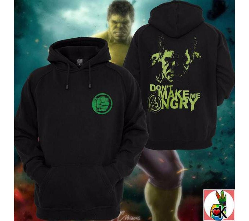 Hulk Full Sleeve Gents Cotton Hoodie