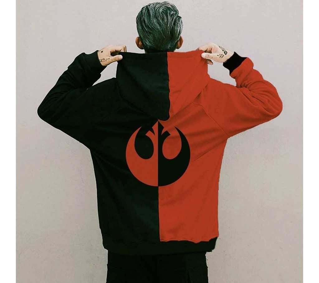 Moon Men's Premium Hoodies Street-wear Clothing - Red
