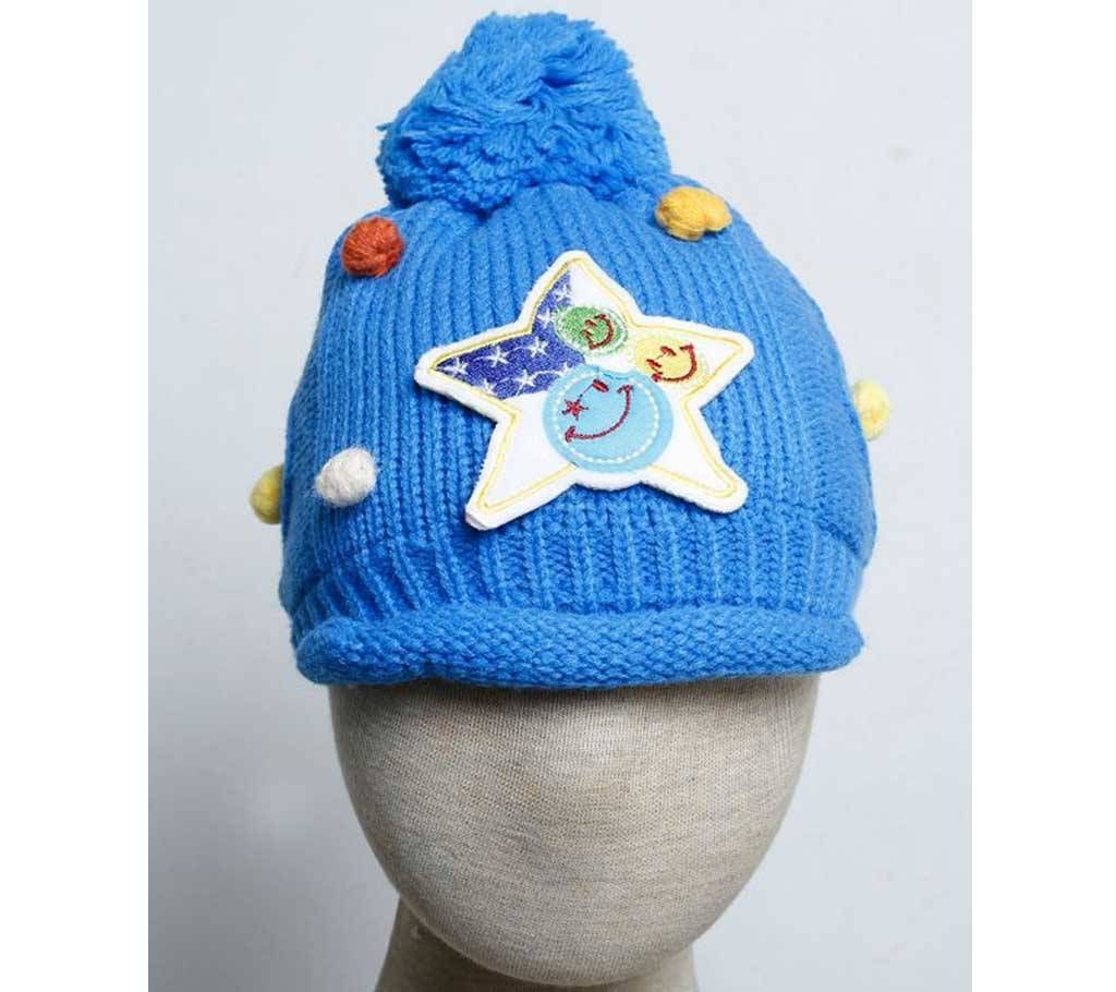 Kids Monkey Cap- Star (Blue)