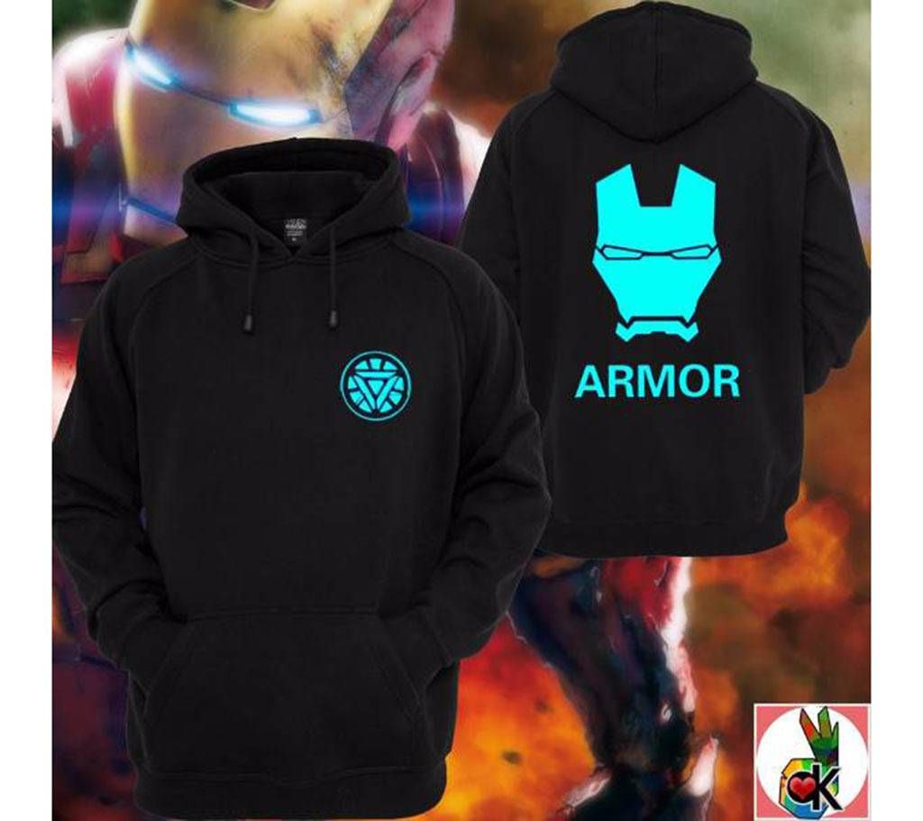 Iron man Full Sleeve Gents Cotton Hoodie