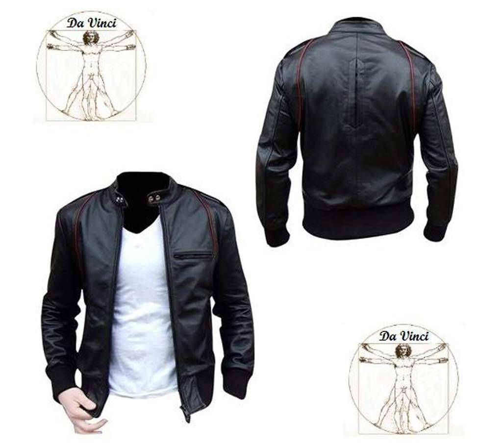 Bomber Jacket with Red Piping DV7
