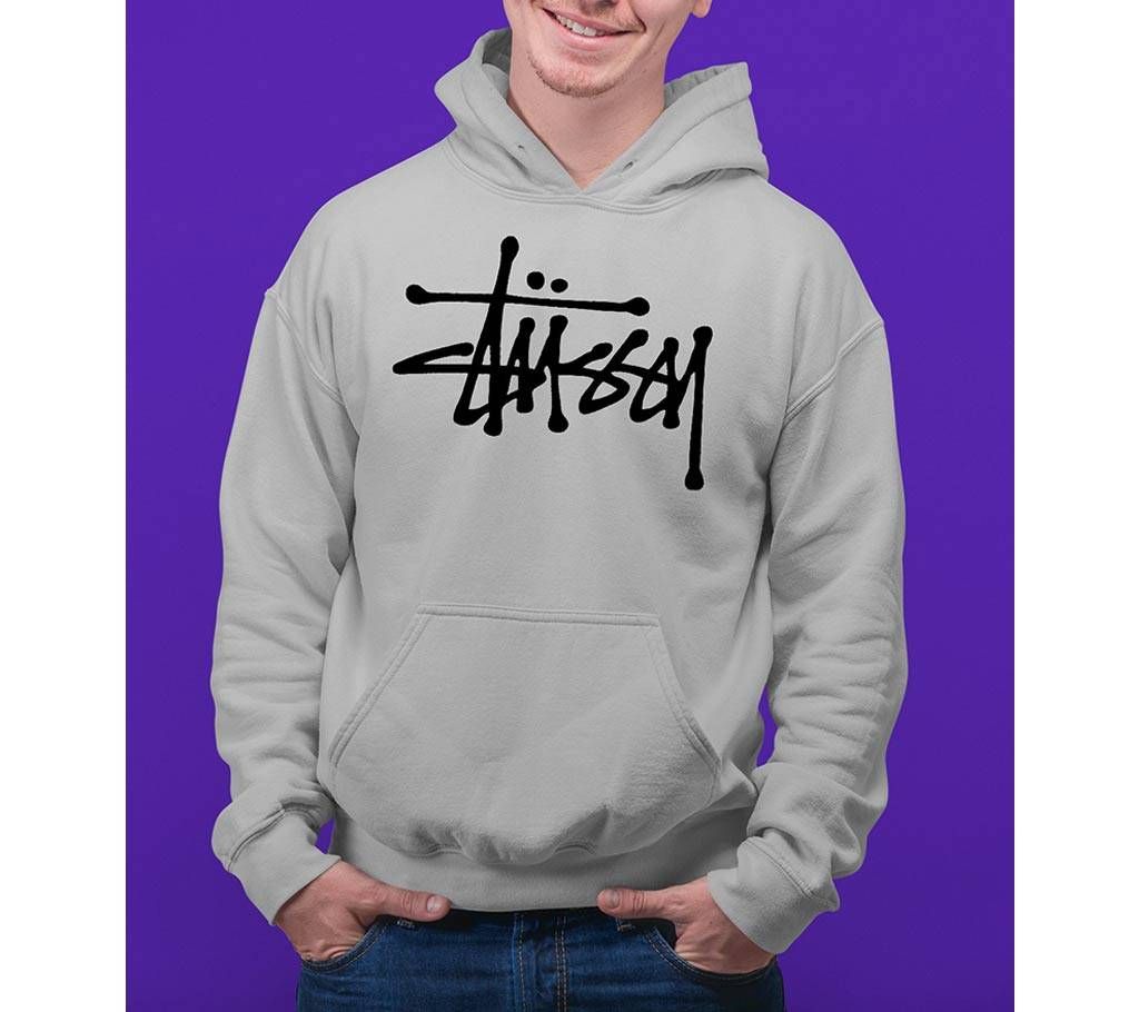 Stussy Mens Hoodie - Grey