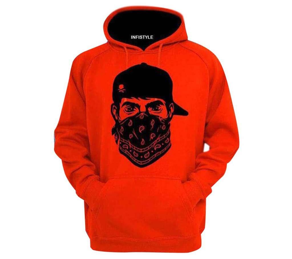 Menz flower sleeve hoodie