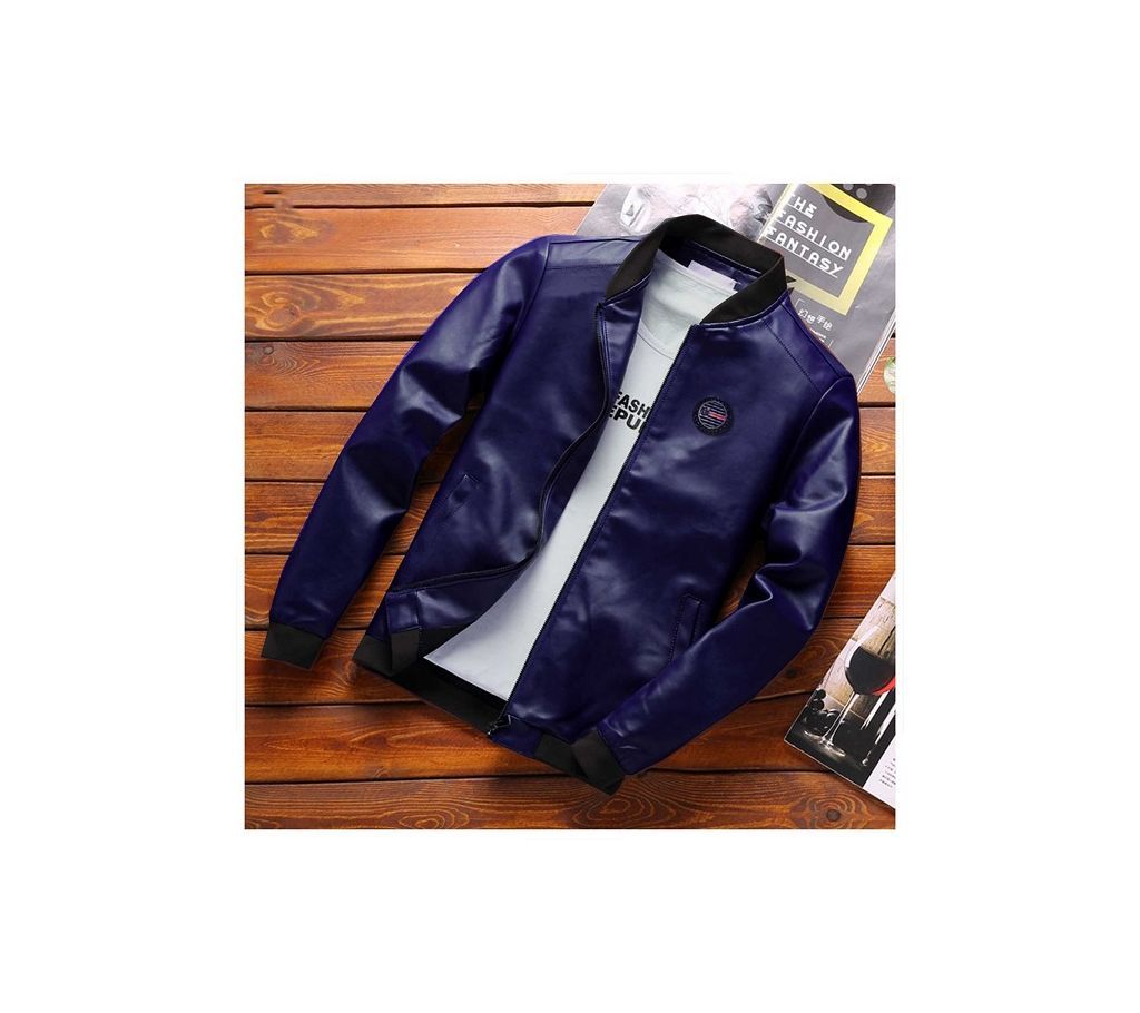 Fashionable Mens Stylish Winter Jacket  33  Royal Blue  FAS