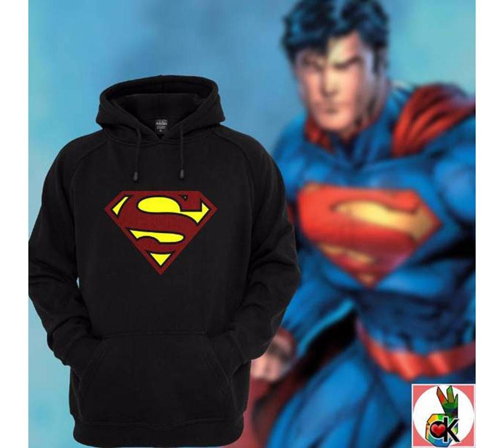 Superman Full Sleeve Gents Cotton Hoodie