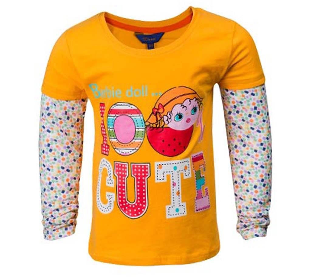 Girl's Long Sleeve T-shirt - 37930 - YELLOW
	
	
	
	
	
	
	
	
	
	
